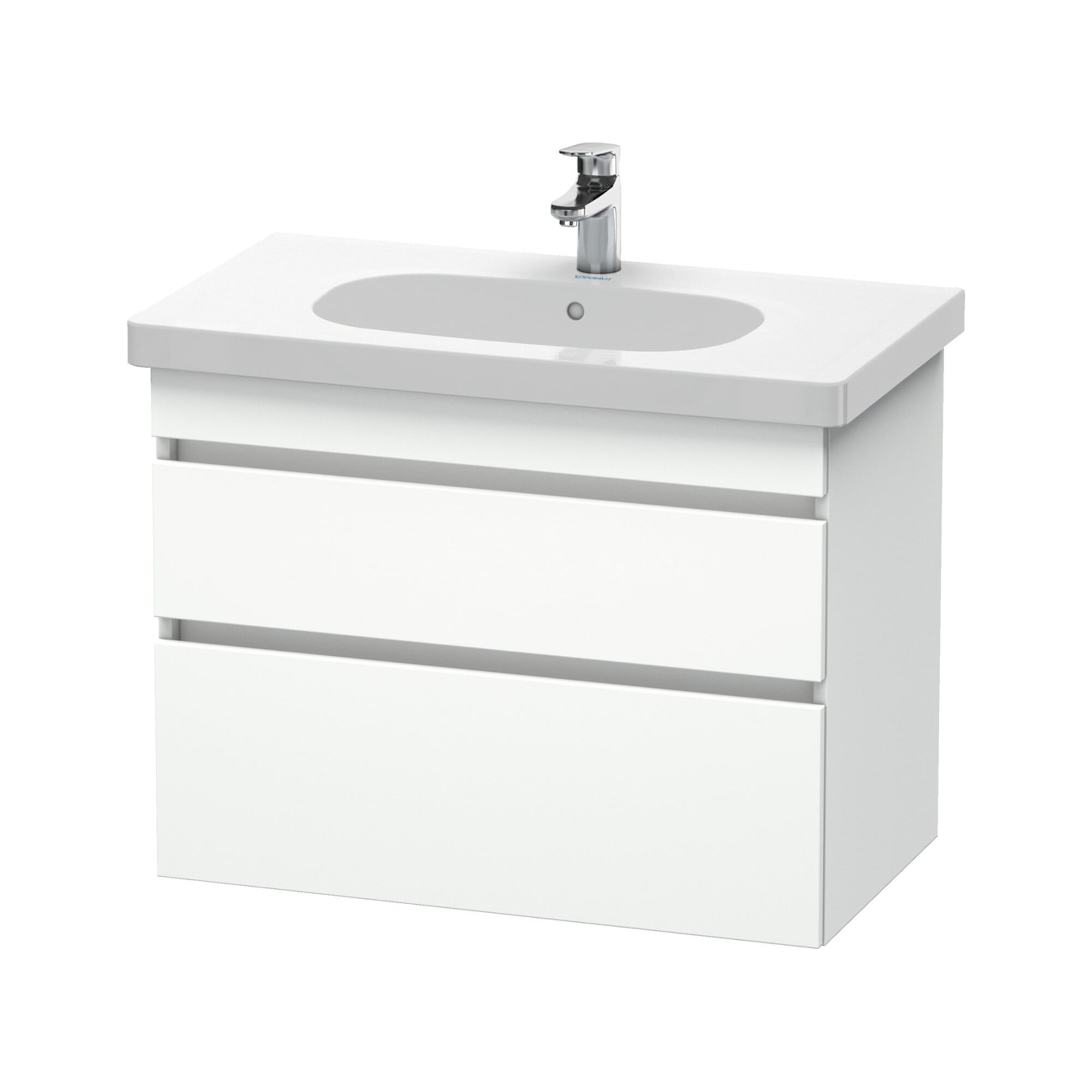 Duravit Waschtischunterschrank DuraStyle 80x45,3cm, we. ma, 2 SchKa., wandhängend