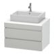 Duravit Waschtischunterschrank DuraStyle 80x54,8cm, betgr/we ma, f Kons, 2 SchKa.-1