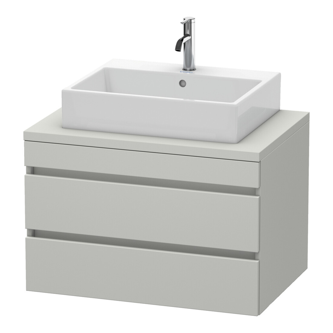Duravit Waschtischunterschrank DuraStyle 80x54,8cm, betongr ma, f Kons, 2 SchKa.