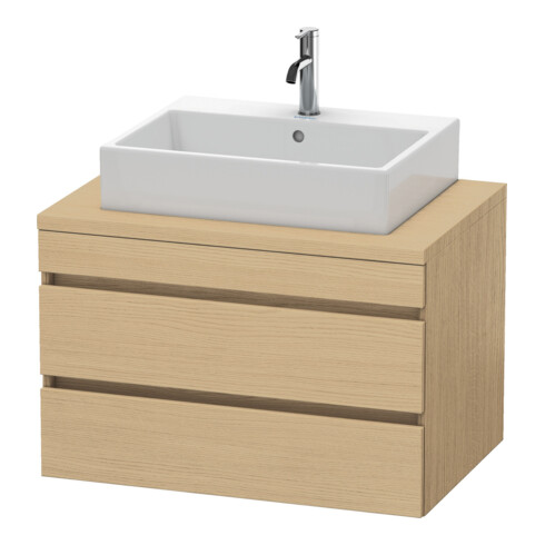 Duravit Waschtischunterschrank DuraStyle 80x54,8cm, Ei Nat, f Kons, 2 Schubkästen