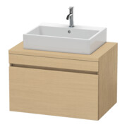 Duravit Waschtischunterschrank DuraStyle 80x54,8cm, Ei Nat, für Konsole, 1 Auszug