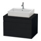 Duravit Waschtischunterschrank DuraStyle 80x54,8cm, Ei sw, für Konsole, 1 Auszug-1