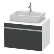 Duravit Waschtischunterschrank DuraStyle 80x54,8cm, gra m/we ma, f Kons, 1 Ausz.