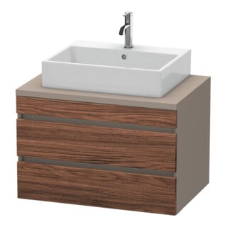 Duravit Waschtischunterschrank DuraStyle 80x54,8cm, N dk/b ma, f Kons, 2 SchKa.