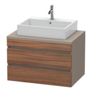Duravit Waschtischunterschrank DuraStyle 80x54,8cm, N nat/b ma, f Kons, 2 SchKa.