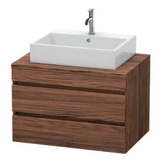 Duravit Waschtischunterschrank DuraStyle 80x54,8cm, Nussb dkl., f Kons, 2 SchKa.