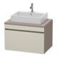 Duravit Waschtischunterschrank DuraStyle 80x54,8cm, tau/bas ma, f Kons, 1 Auszug-1