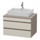 Duravit Waschtischunterschrank DuraStyle 80x54,8cm, tau/bas ma, f Kons, 2 SchKa.-1