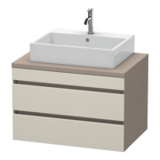 Duravit Waschtischunterschrank DuraStyle 80x54,8cm, tau/bas ma, f Kons, 2 SchKa.