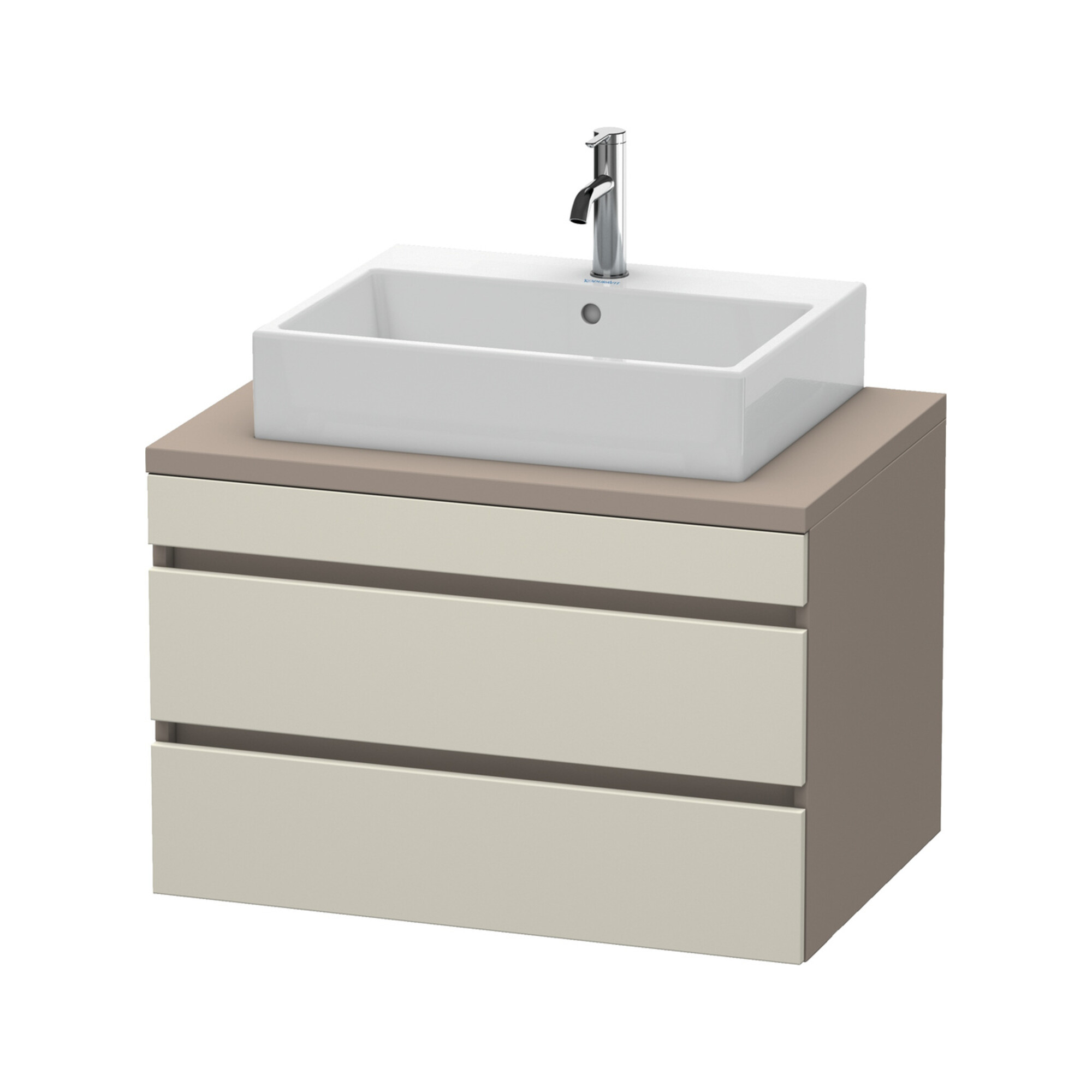 Duravit Waschtischunterschrank DuraStyle 80x54,8cm, tau/bas ma, f Kons, 2 SchKa.