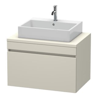 Duravit Waschtischunterschrank DuraStyle 80x54,8cm, taupe, für Konsole, 1 Auszug