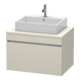 Duravit Waschtischunterschrank DuraStyle 80x54,8cm, taupe, für Konsole, 1 Auszug-1