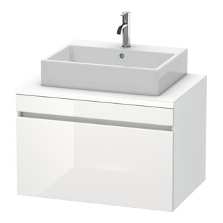 Duravit Waschtischunterschrank DuraStyle 80x54,8cm, w hgl/we ma, f Kons, 1 Ausz.