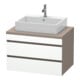 Duravit Waschtischunterschrank DuraStyle 80x54,8cm, w m/bas ma, f Kons, 2 SchKa.-1