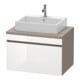 Duravit Waschtischunterschrank DuraStyle 80x54,8cm, we. hg/b ma, f Kons, 1 Auszug-1