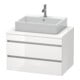 Duravit Waschtischunterschrank DuraStyle 80x54,8cm, we. hgl, f Kons, 2 SchKa.-1