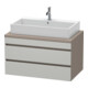 Duravit Waschtischunterschrank DuraStyle 90x54,8cm, betg/ba ma, f Kons, 2 SchKa.-1