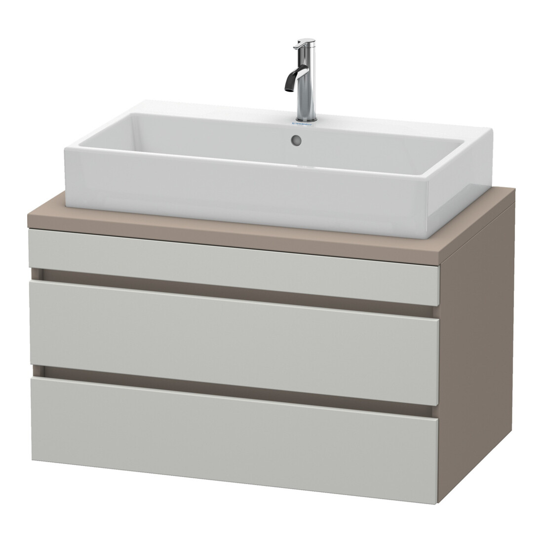 Duravit Waschtischunterschrank DuraStyle 90x54,8cm, betg/ba ma, f Kons, 2 SchKa.