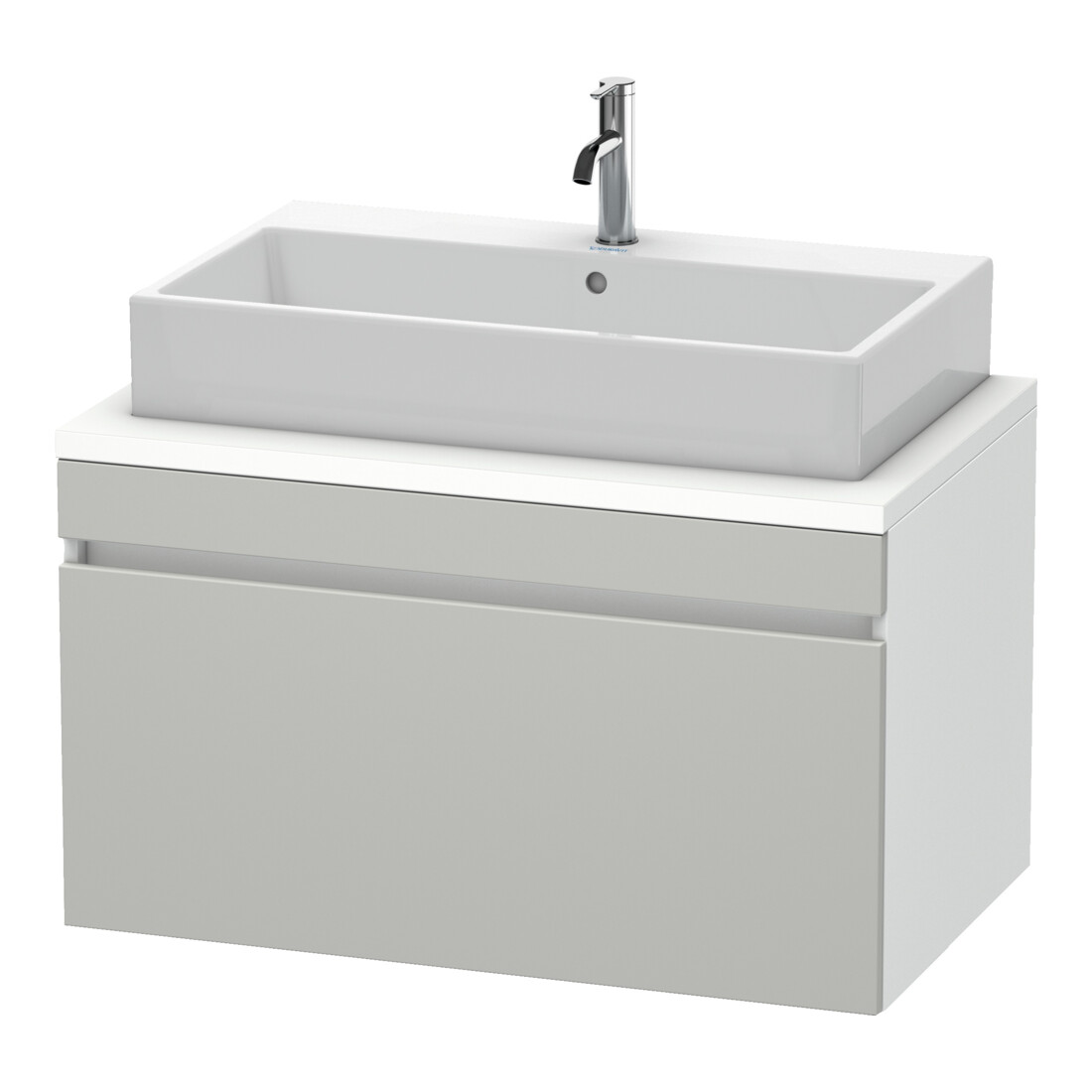 Duravit Waschtischunterschrank DuraStyle 90x54,8cm, betgr/we ma, f Kons, 1 Ausz.