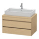 Duravit Waschtischunterschrank DuraStyle 90x54,8cm, Ei Nat, f Kons, 2 Schubkästen-1