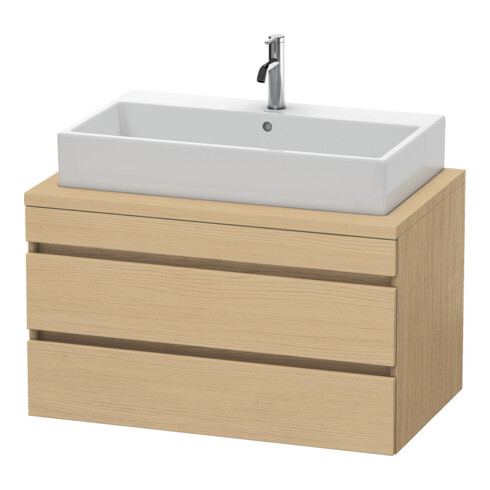 Duravit Waschtischunterschrank DuraStyle 90x54,8cm, Ei Nat, f Kons, 2 Schubkästen