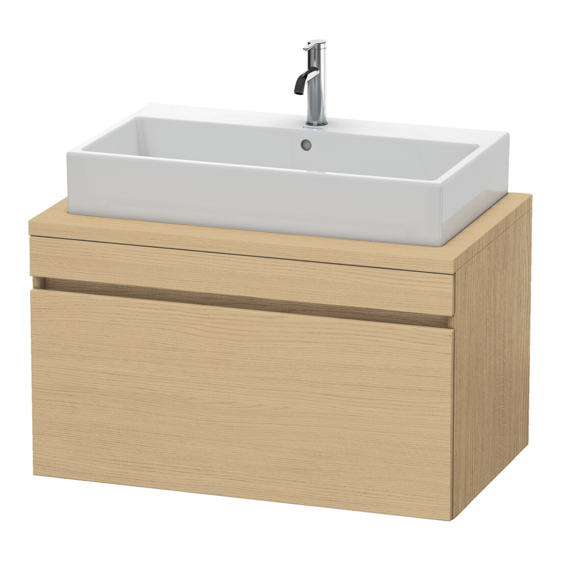 Duravit Waschtischunterschrank DuraStyle 90x54,8cm, Ei Nat, für Konsole, 1 Auszug