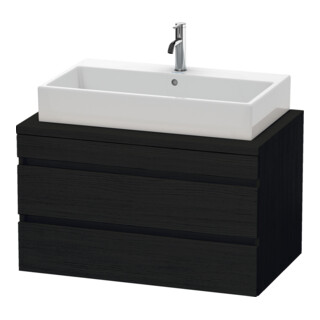 Duravit Waschtischunterschrank DuraStyle 90x54,8cm, Ei sw, f Kons, 2 Schubkästen