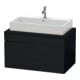 Duravit Waschtischunterschrank DuraStyle 90x54,8cm, Ei sw, für Konsole, 1 Auszug-1
