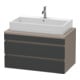 Duravit Waschtischunterschrank DuraStyle 90x54,8cm, gra m/ba ma, f Kons, 2 SchKa.-1
