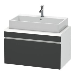Duravit Waschtischunterschrank DuraStyle 90x54,8cm, gra m/we ma, f Kons, 1 Ausz.