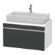 Duravit Waschtischunterschrank DuraStyle 90x54,8cm, gra m/we ma, f Kons, 1 Ausz.-1