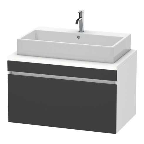 Duravit Waschtischunterschrank DuraStyle 90x54,8cm, gra m/we ma, f Kons, 1 Ausz.
