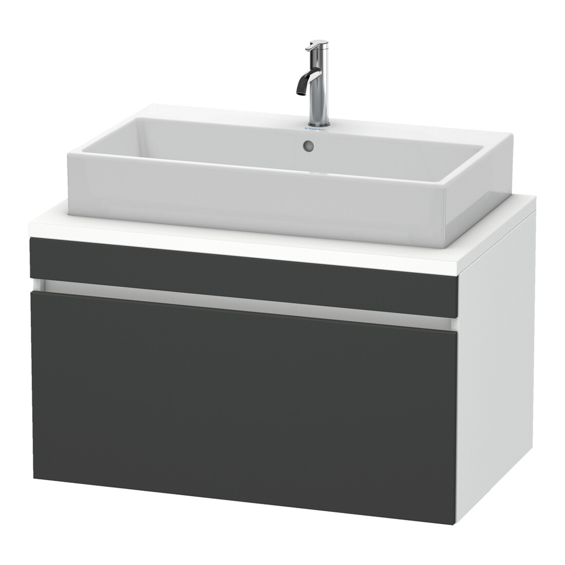 Duravit Waschtischunterschrank DuraStyle 90x54,8cm, gra m/we ma, f Kons, 1 Ausz.