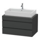 Duravit Waschtischunterschrank DuraStyle 90x54,8cm, graph ma, f Kons, 2 SchKa.-1