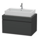 Duravit Waschtischunterschrank DuraStyle 90x54,8cm, graph ma, f Konsole, 1 Auszug-1