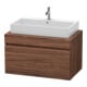 Duravit Waschtischunterschrank DuraStyle 90x54,8cm, Nussb dkl., f Kons, 1 Auszug-1