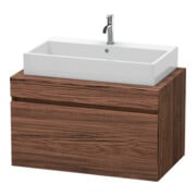 Duravit Waschtischunterschrank DuraStyle 90x54,8cm, Nussb dkl., f Kons, 1 Auszug