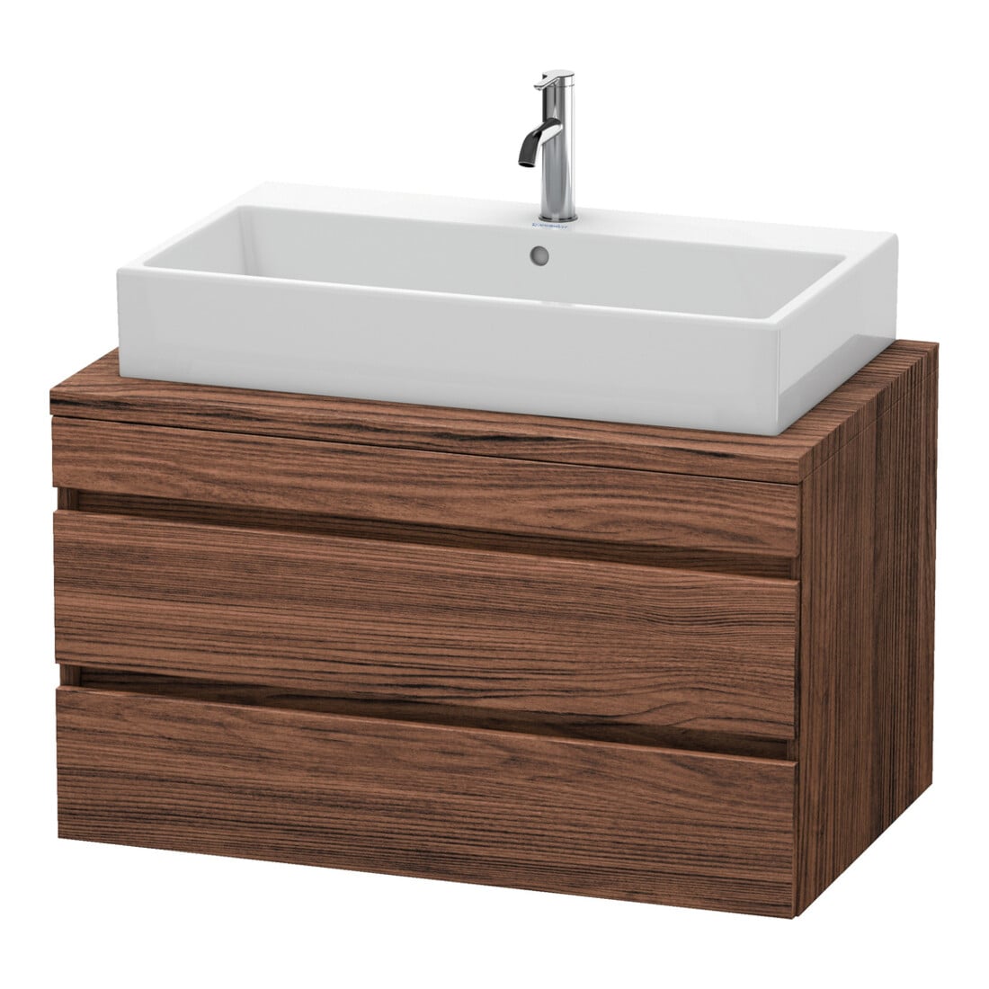 Duravit Waschtischunterschrank DuraStyle 90x54,8cm, Nussb dkl., f Kons, 2 SchKa.