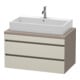 Duravit Waschtischunterschrank DuraStyle 90x54,8cm, tau/bas ma, f Kons, 2 SchKa.-1