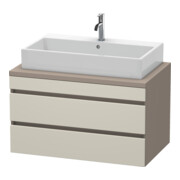 Duravit Waschtischunterschrank DuraStyle 90x54,8cm, tau/bas ma, f Kons, 2 SchKa.