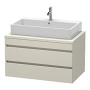 Duravit Waschtischunterschrank DuraStyle 90x54,8cm, Tau, f Konsole, 2 Schubkästen