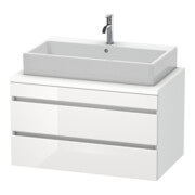 Duravit Waschtischunterschrank DuraStyle 90x54,8cm, w hgl/we ma, f Kons, 2 SchKa.