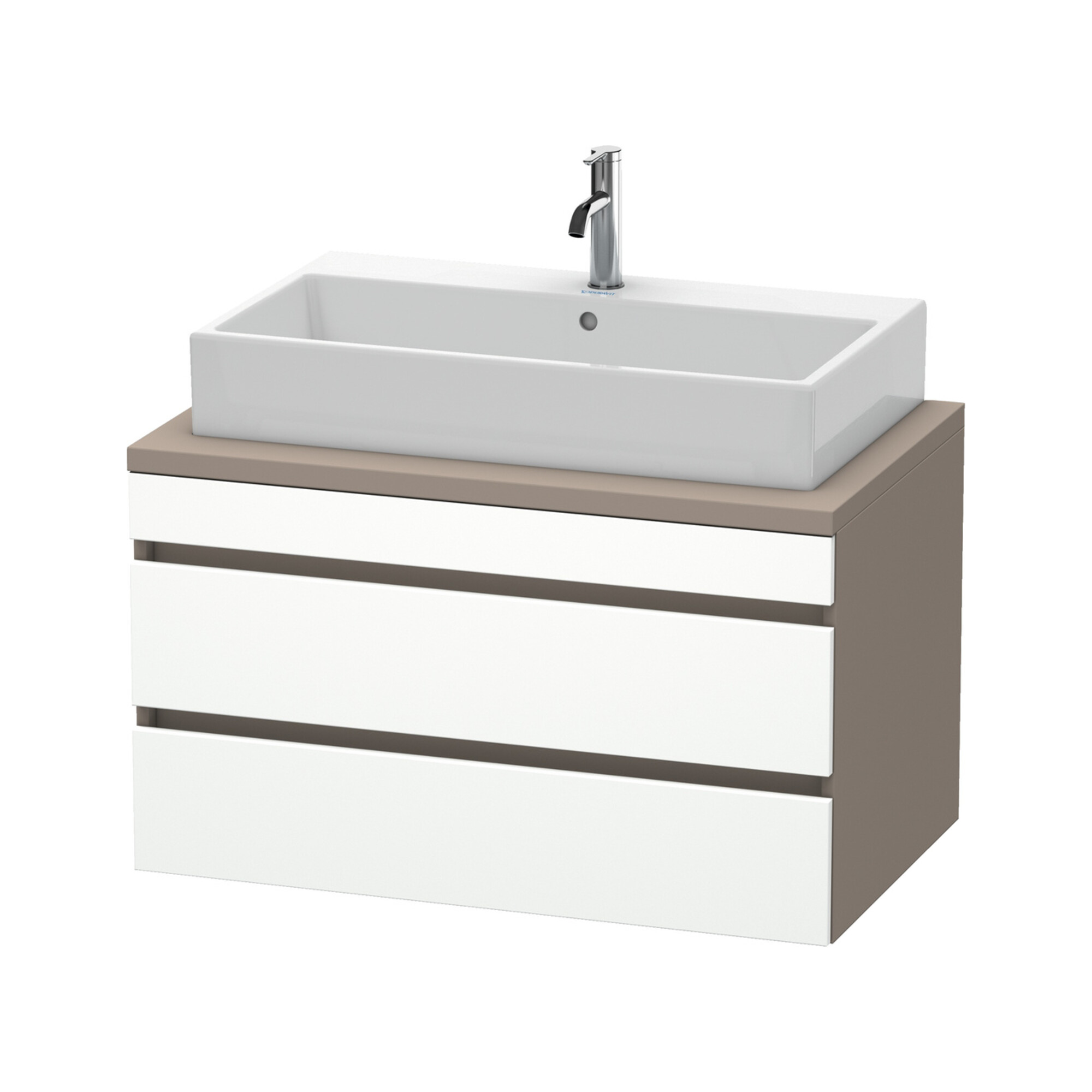 Duravit Waschtischunterschrank DuraStyle 90x54,8cm, w m/bas ma, f Kons, 2 SchKa.