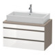 Duravit Waschtischunterschrank DuraStyle 90x54,8cm, we. hg/b ma, f Kons, 2 SchKa.-1