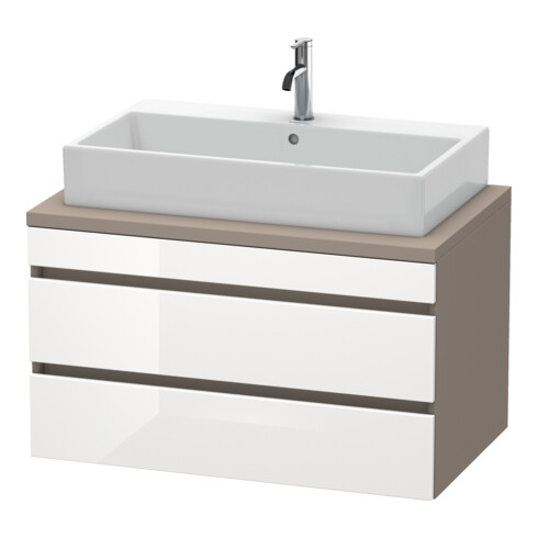 Duravit Waschtischunterschrank DuraStyle 90x54,8cm, we. hg/b ma, f Kons, 2 SchKa.