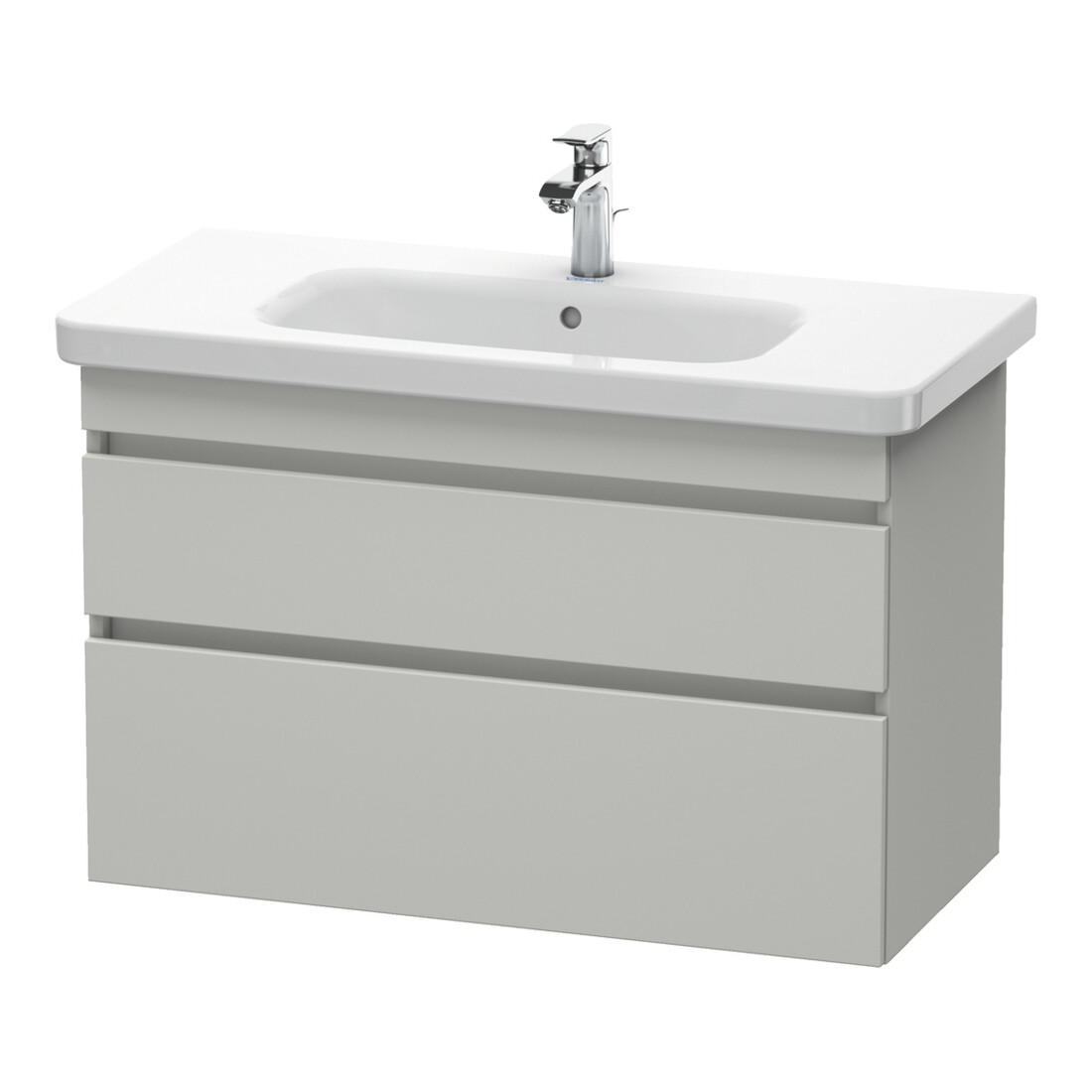 Duravit Waschtischunterschrank DuraStyle 93x44,8cm, betongr ma, 2 SchKa., wandhängend