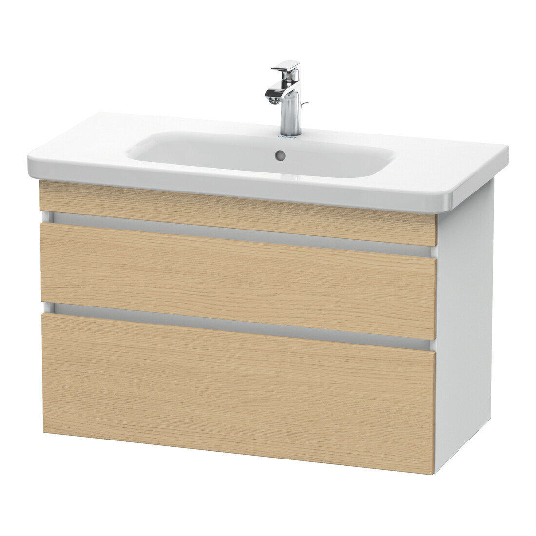 Duravit Waschtischunterschrank DuraStyle 93x44,8cm, E na/we ma, 2 SchKa., wandhängend