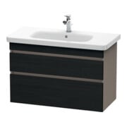 Duravit Waschtischunterschrank DuraStyle 93x44,8cm, E sw/Bas ma, 2 SchKa., wandhängend