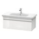 Duravit Waschtischunterschrank DuraStyle 93x44,8cm, Ei sw, 1 Auszug, wandhängend