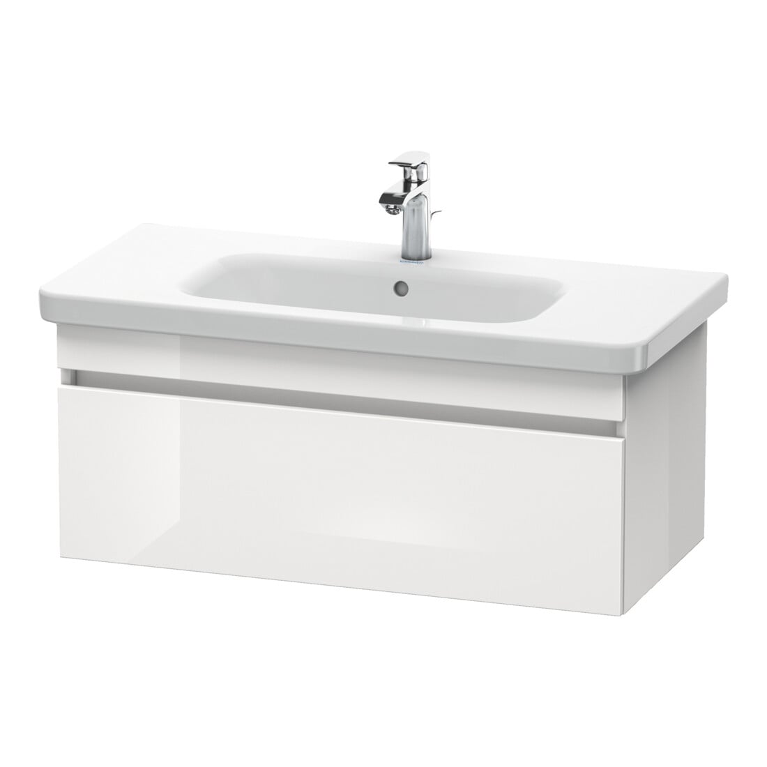 Duravit Waschtischunterschrank DuraStyle 93x44,8cm, Ei sw, 1 Auszug, wandhängend